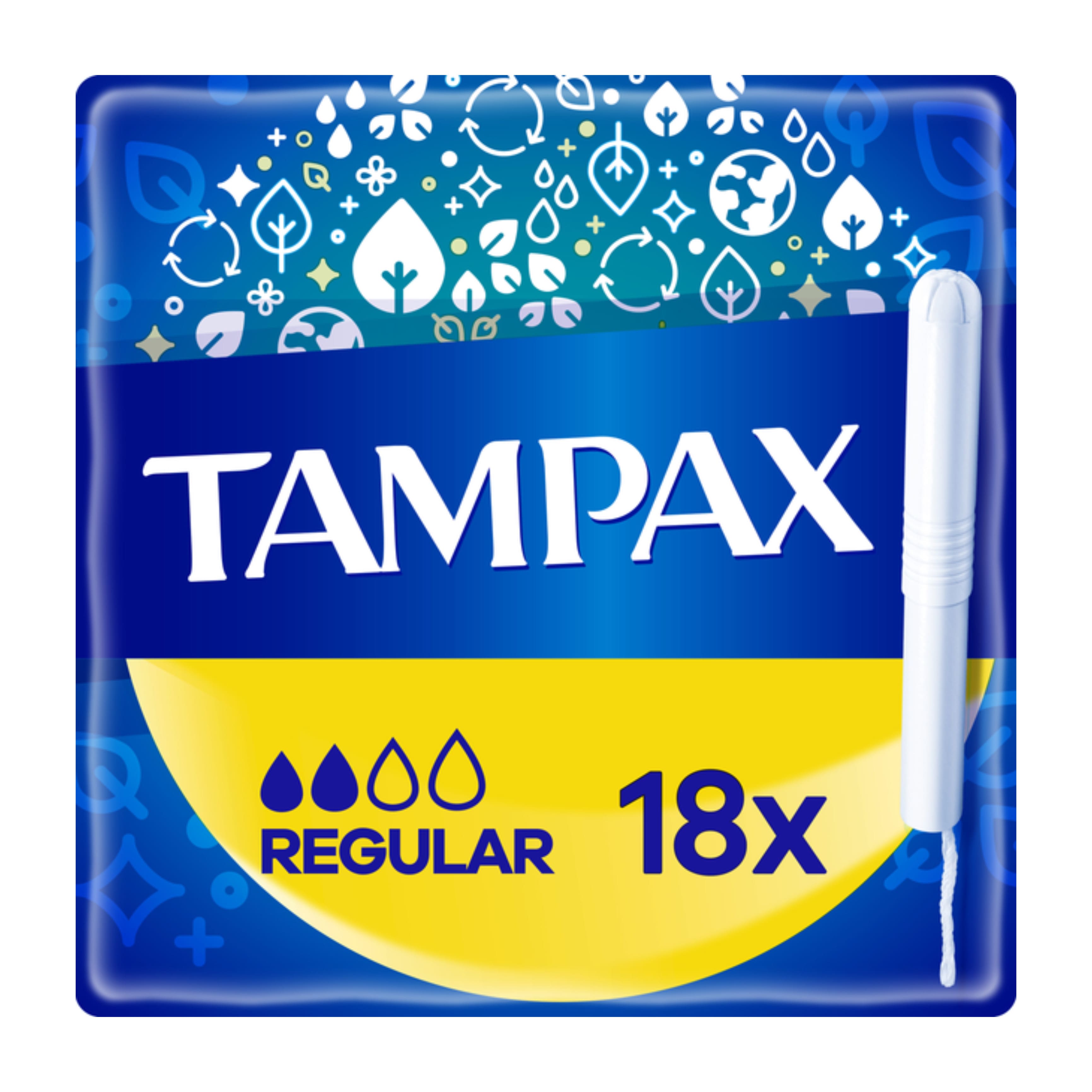 Тампони TAMPAX гігієнічні з аплікатором Звичайні Duo 18шт 